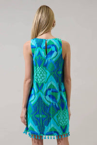 Sugarlips - Blissy Tropical Winda Trapeze Mini Dress