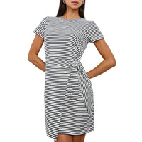 Rails Edie Dress in navy micro stripe - women's dress