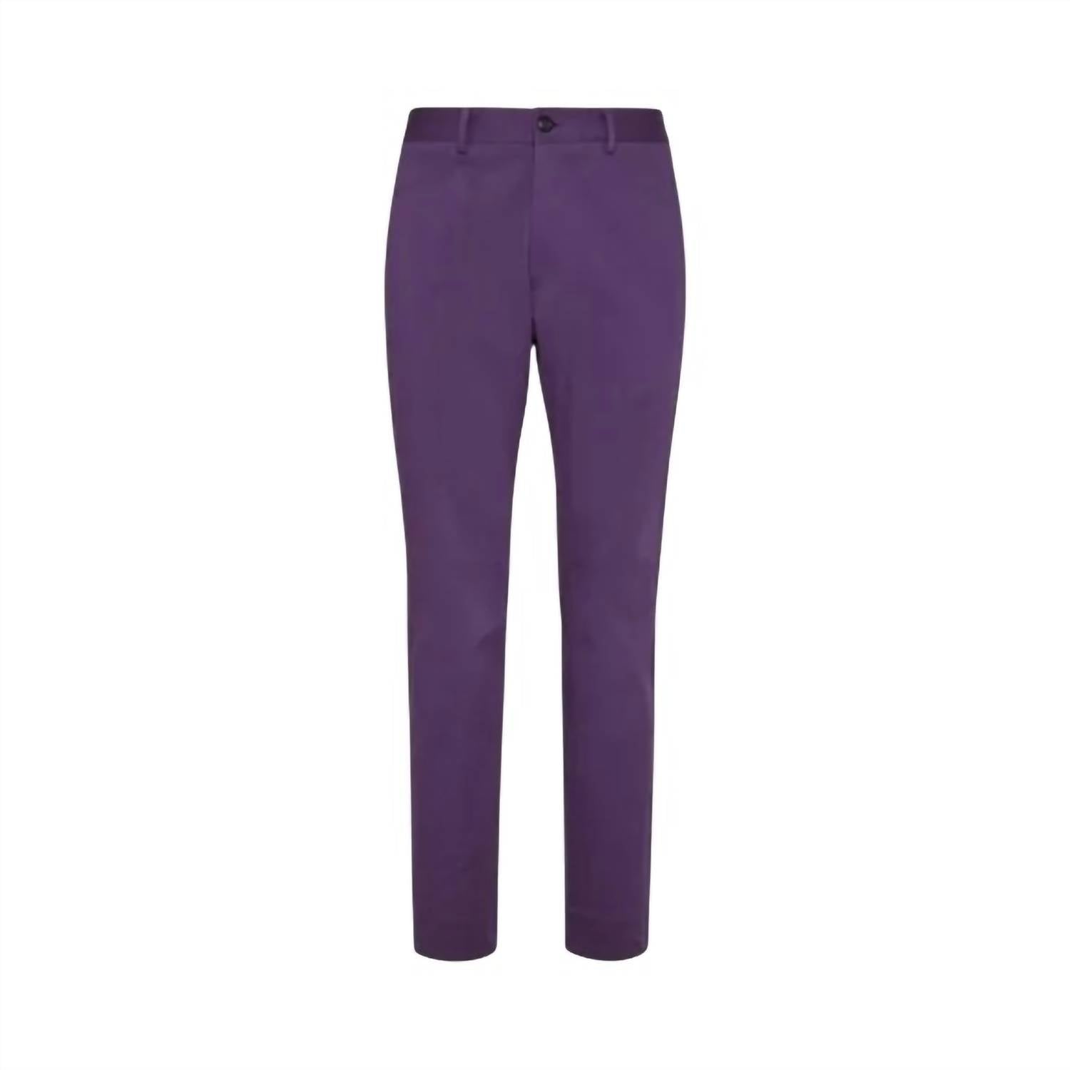 Salvatore Ferragamo - Men's Cotton Twill Trousers Pants