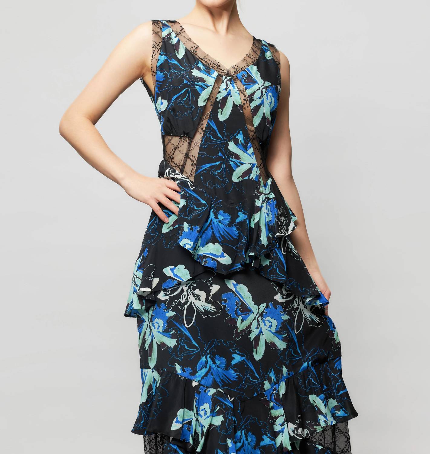Solgo Atelier - Alexa Orchid Silk Maxi Dress