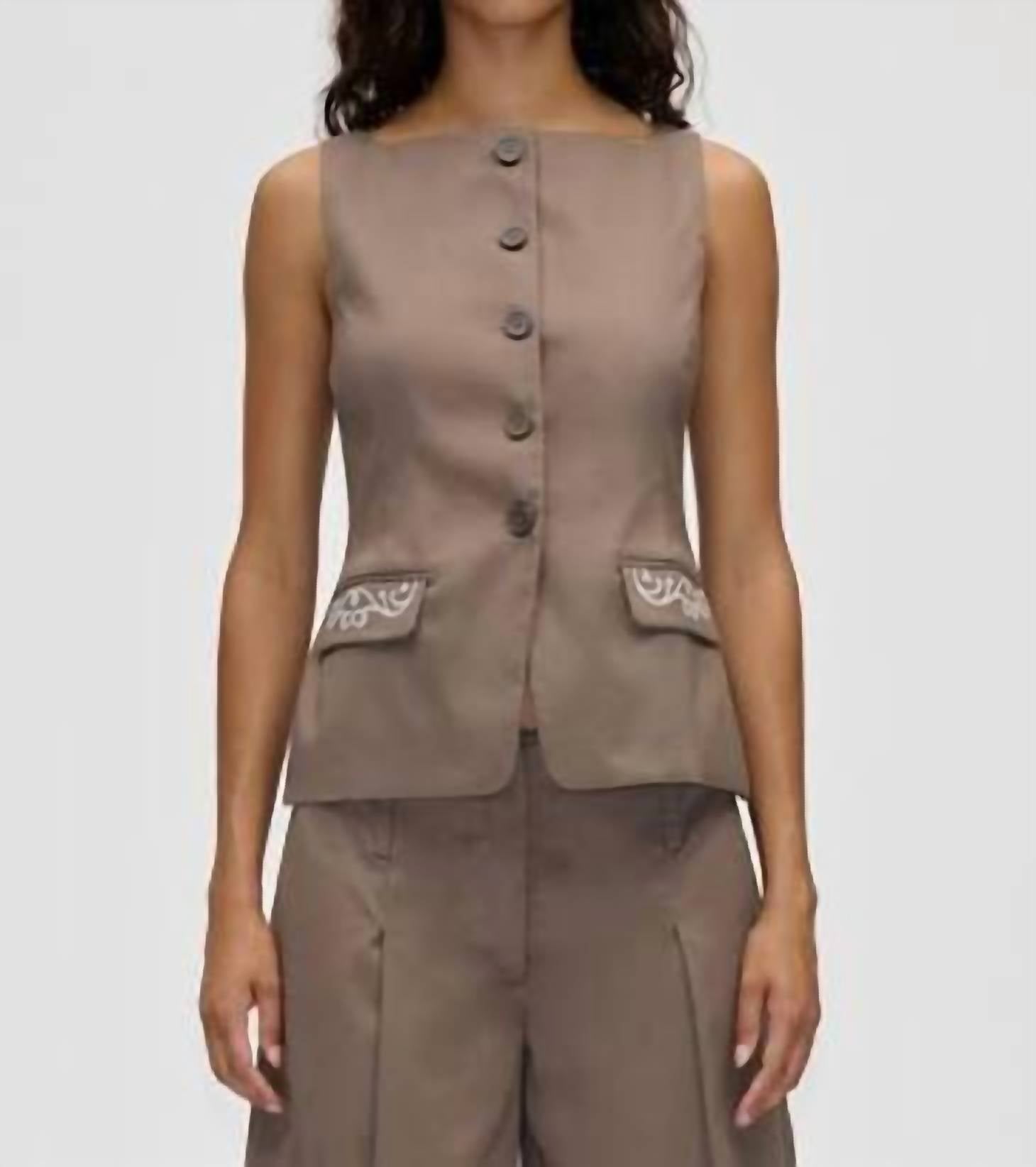 Stine Goya - Women's Embroidered Vest