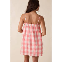 Wishlist - Flirty Check Mini Dress