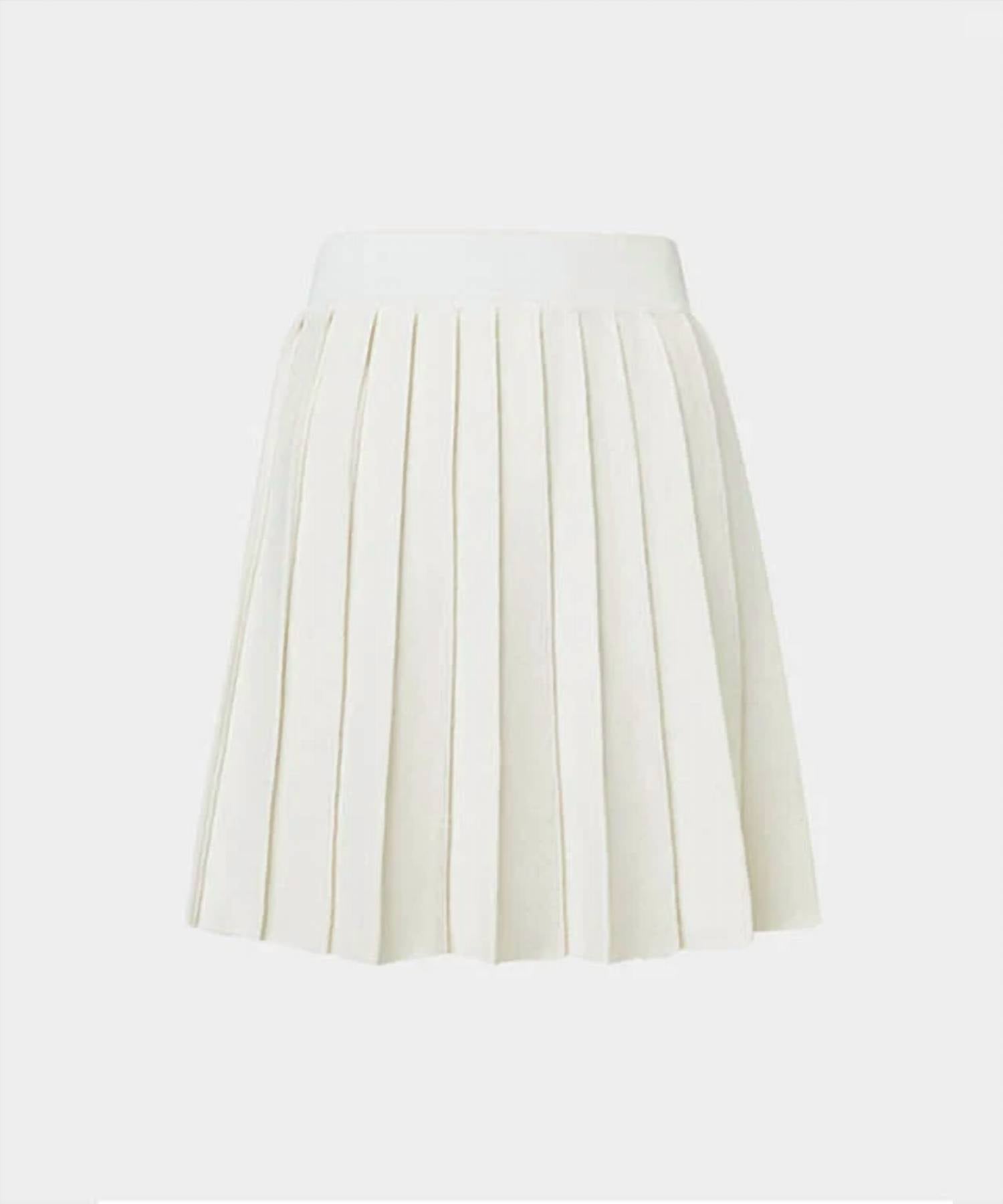 Anel - Golf French Wool Skirt