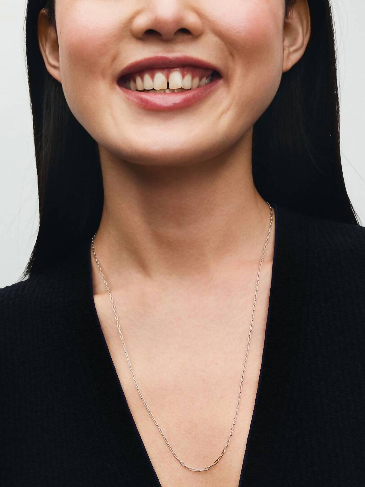 Pandora - Elongated Link Chain Necklace - 27.6"