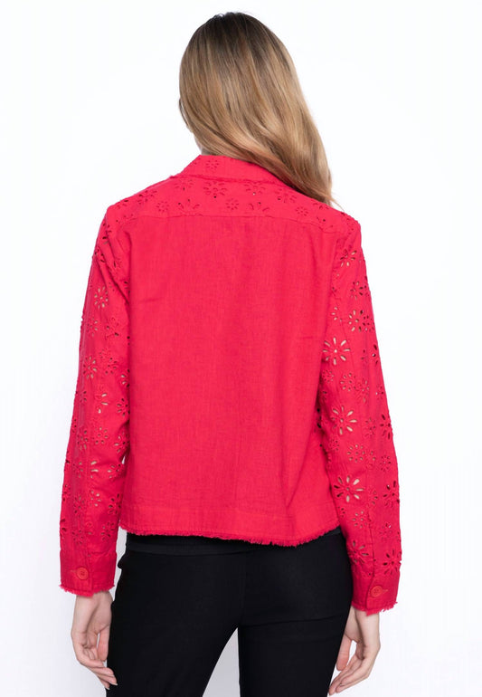 Picadilly - Eyelet Embellished Jacket