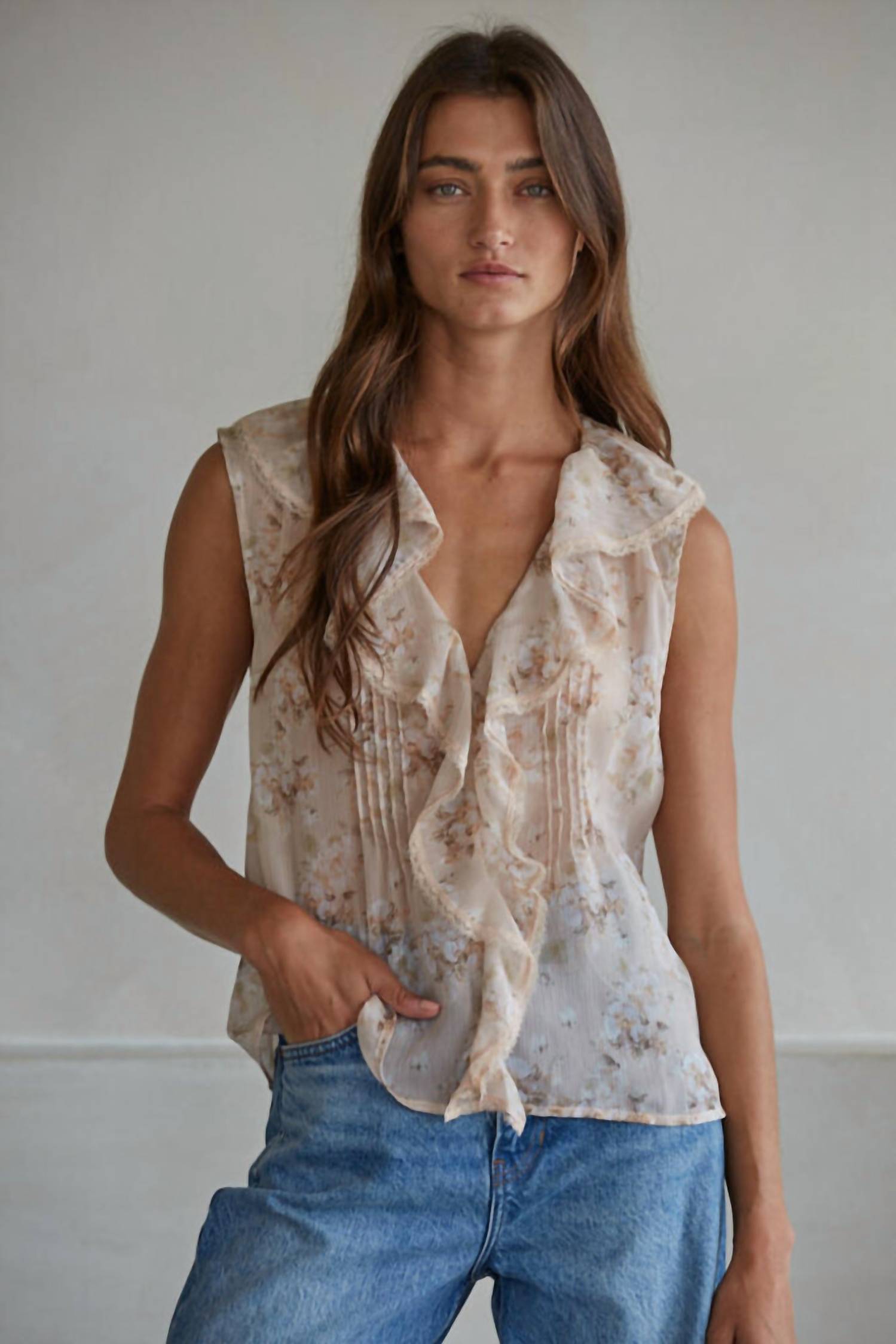 By Together - Gardenia Sleeveless Top