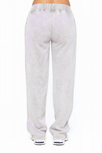 Mono B - Straight Leg Vintage Fleece Lounge Pants
