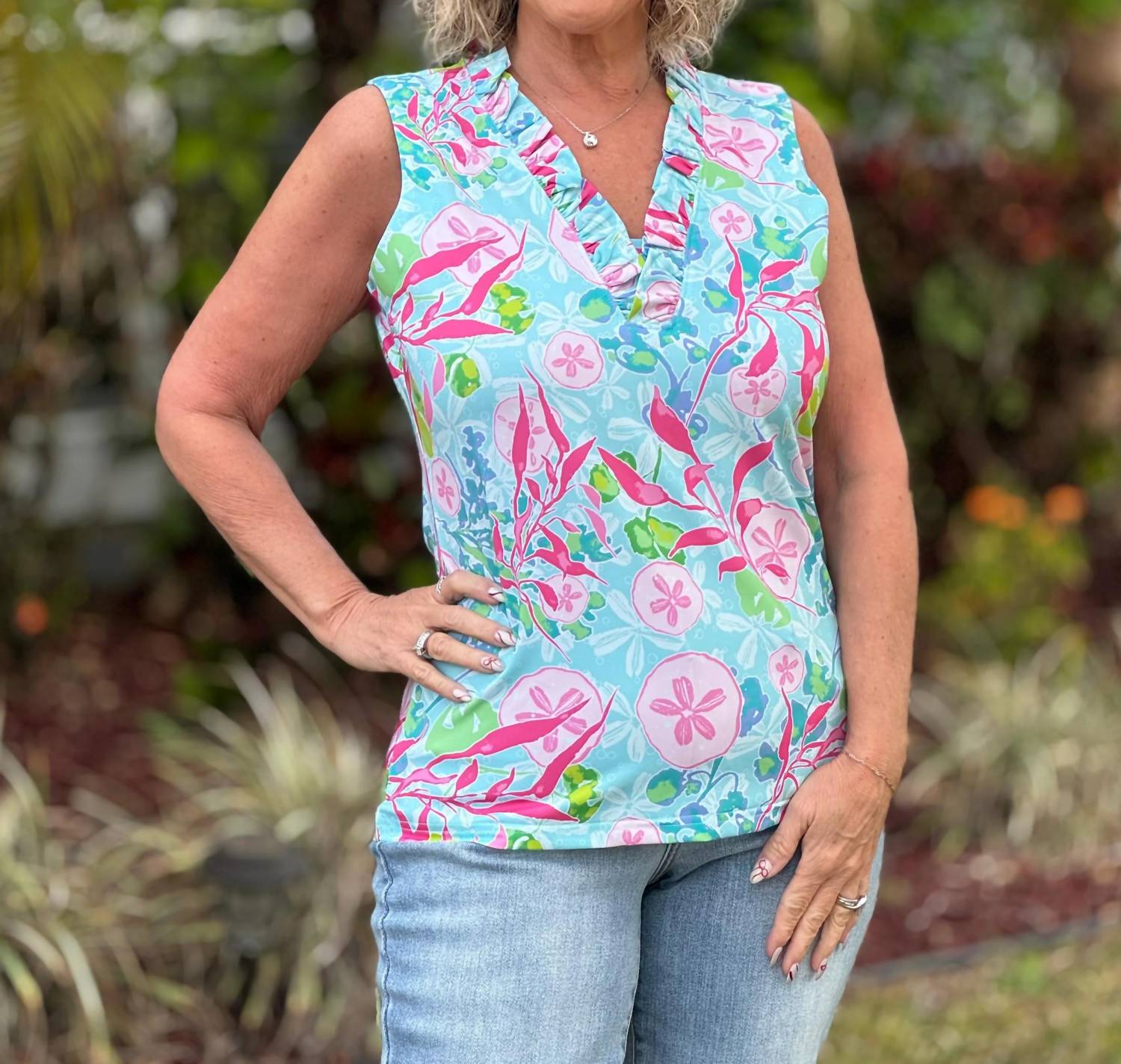 Ana Clare - Calla Ruffle Top