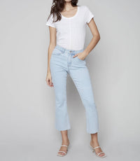 Charlie B - Raw Hem Jean