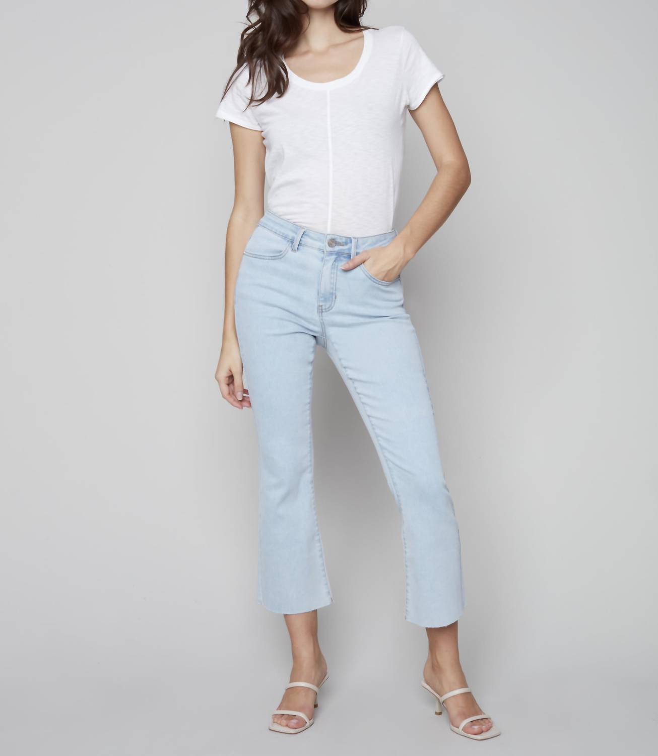 Charlie B - Raw Hem Jean