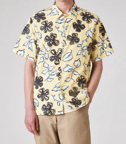 Paul Smith - Pale Yukka Print Short Sleeve Shirt
