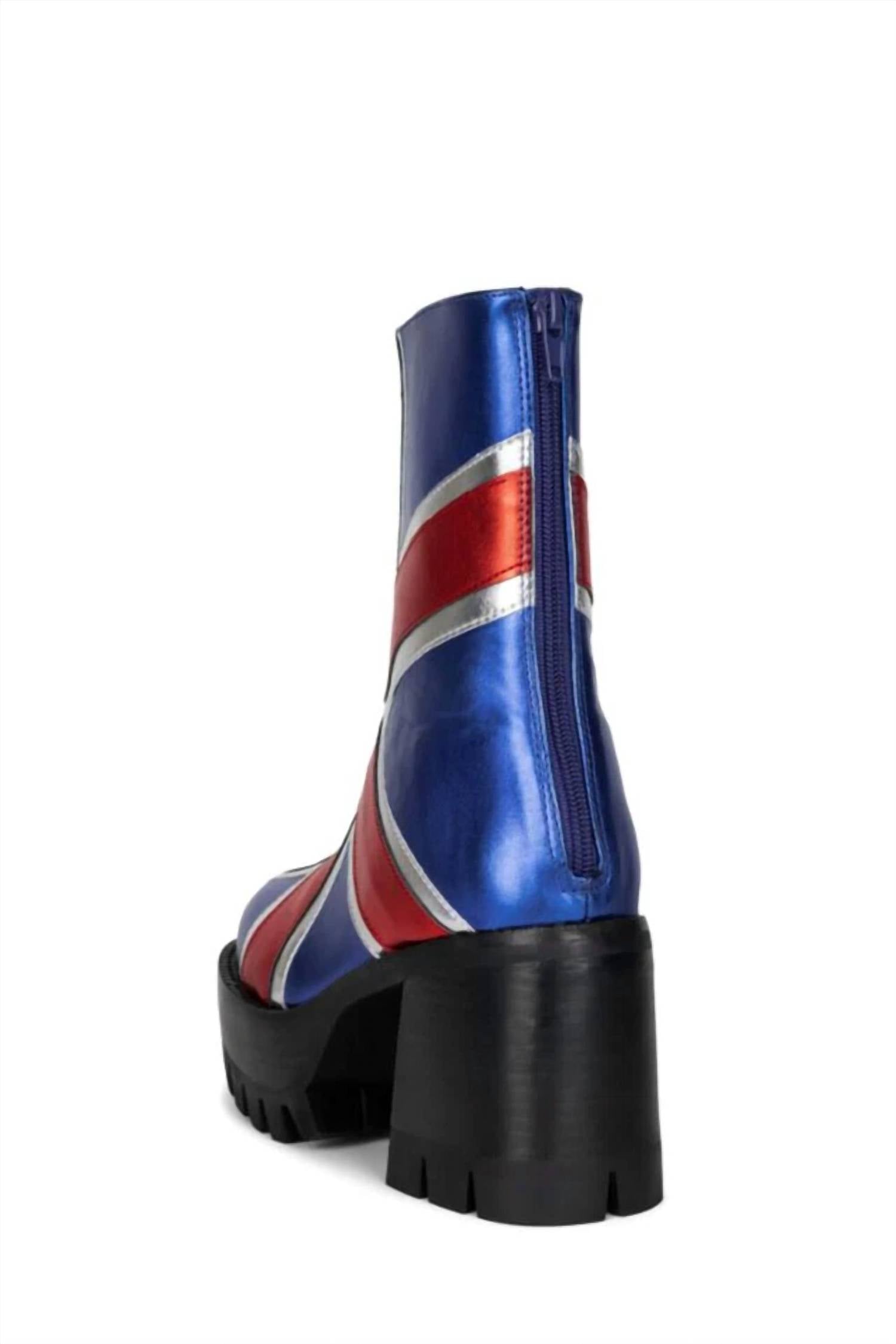 Jeffrey Campbell - Women's Viva-4-Ever platform Spice Girls Union Jack Bootie