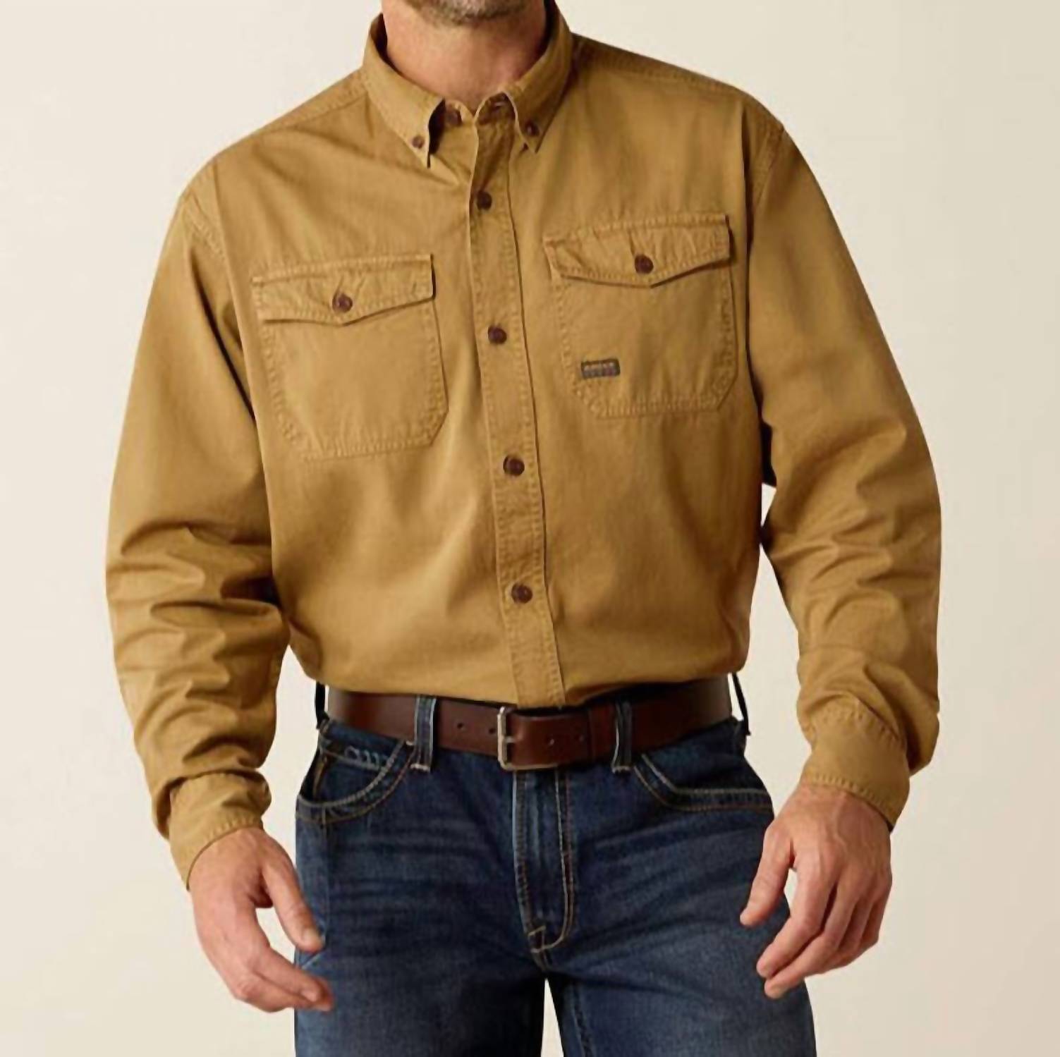Ariat - Men's Washed Twill Work Button Down Shirt