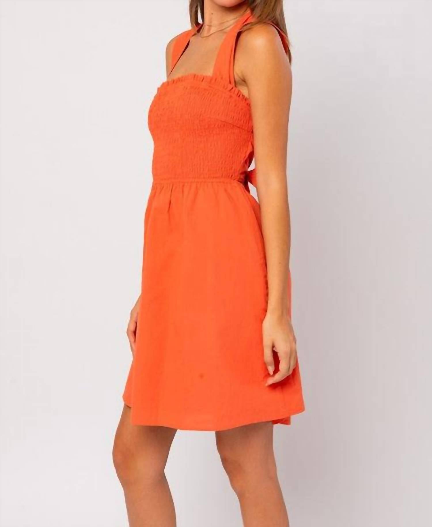 Le Lis - Taryn Smocked Skater Dress