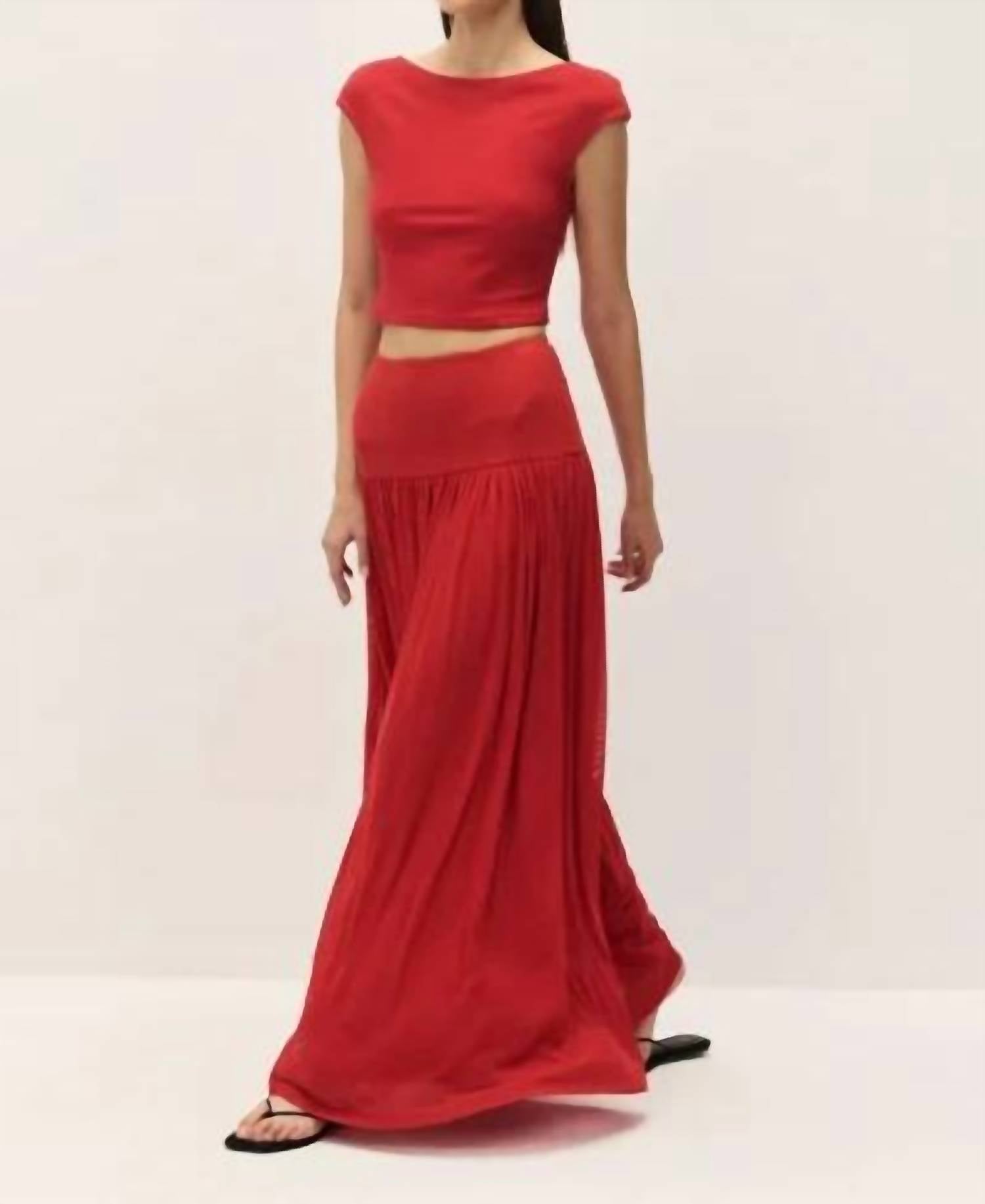 Elodie - Darya Boat Neck Top