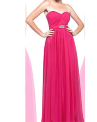 Milano Formals - Strapless Chiffon Dress
