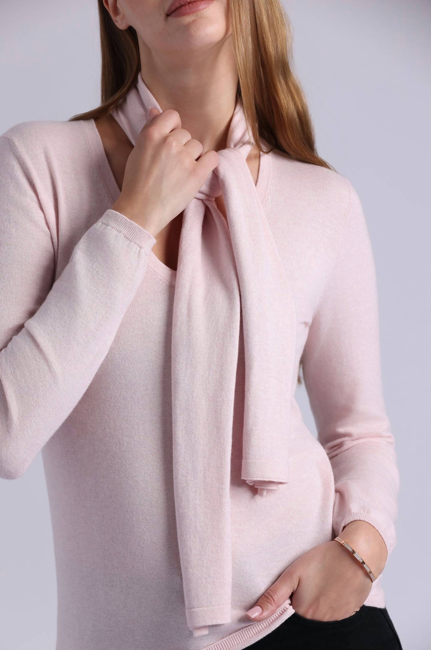 Minnie Rose - Scarf Detail Top