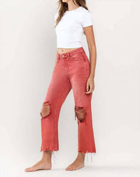 Vervet By Flying Monkey - Sadie Crop Flare Jeans