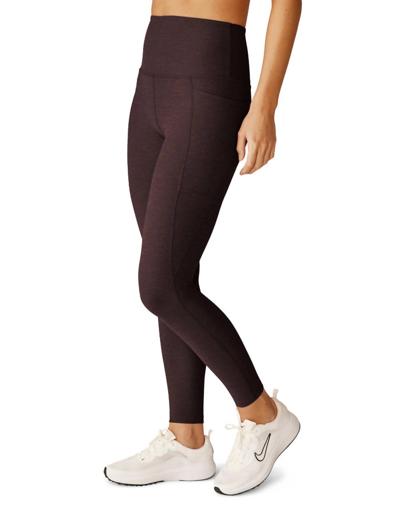 Beyond Yoga - Women's Spacedye Out Of Pocket High Waisted Midi Legging