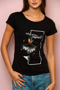 Jessie Liu - FOLLOW YOUR INSTINCT COTTON T-SHIRT