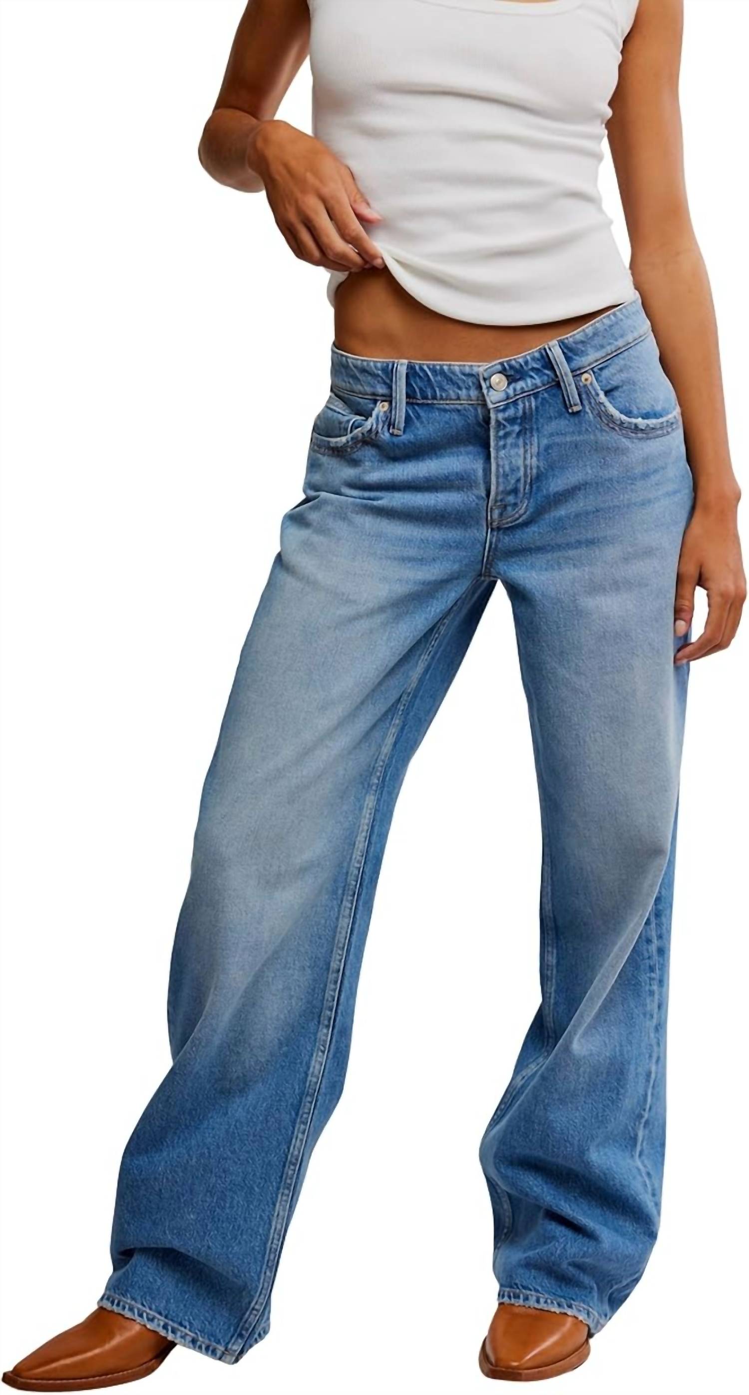 Free People - Tennessee Low Rise Boyfriend Jeans