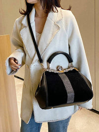 Vividlux - Women's Geometric Sequined Split-joint Crossbody Handbags