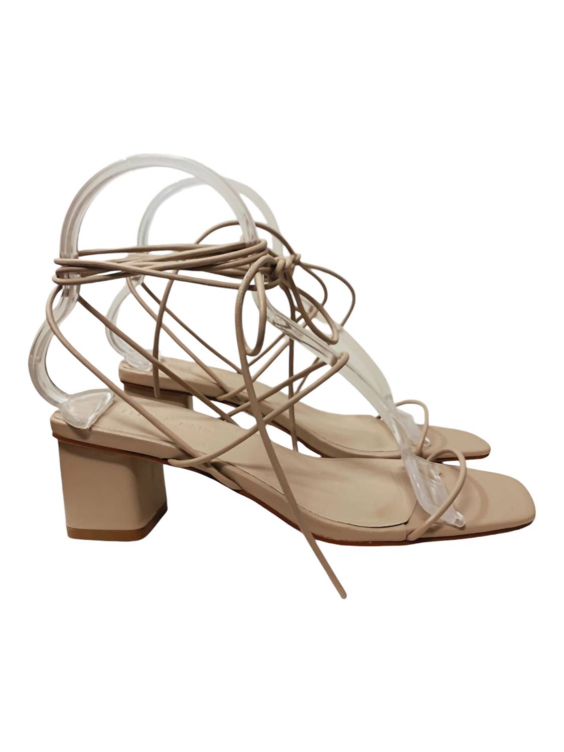 Billini - Women's Tie Ankle Strap Block Heel Sandal