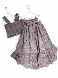 Little Paisley People - Girl's Maxi Skirt And Top Set