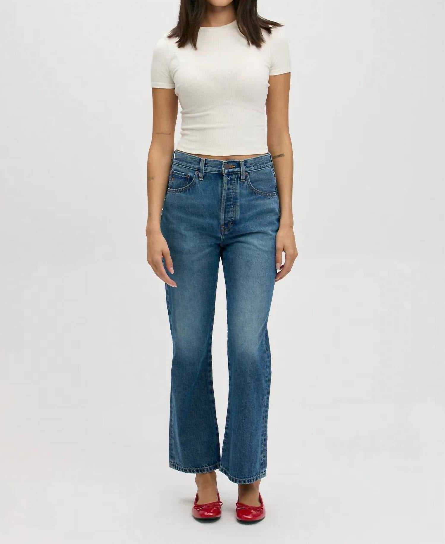 Etica - Kent Crop Flare Jeans