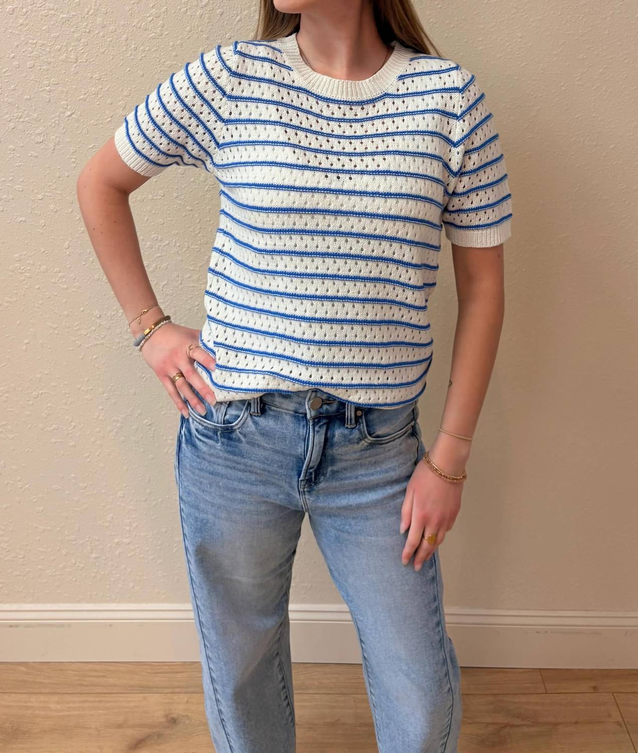 Staccato - Ivy Stripe Knit Top