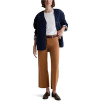 Ag Jeans - Saige Mid Rise Wide Leg Crop Jeans