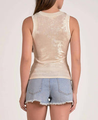 Elan - Metallic Sparkle Tank Top