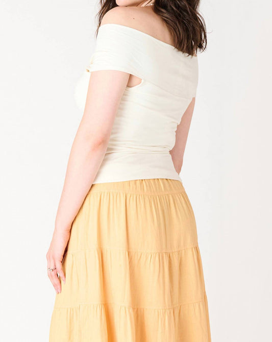 Dex - Off Shoulder Twist Top