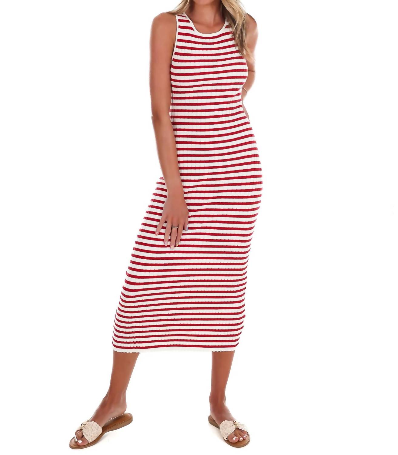 Le Lis - Sweet Land of Liberty Striped Midi Dress