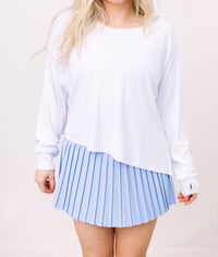 Cream Yoga - Fare Off The Shoulder Long Sleeve Top