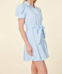 Dolce Cabo - Linen Belted Mini Dress