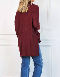 Zenana - Plain And Simple Oversized Thermal Top