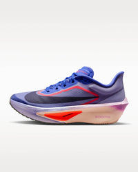 NIKE Women's Zoom Fly 6 Road Racing Shoes in violet mist hot lava bright violet purple dynasty - women's shoe - detail view