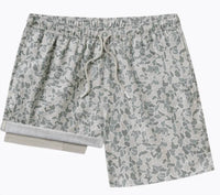 Southern Shirt Company - Mid-Rise Print Swim Trunks
