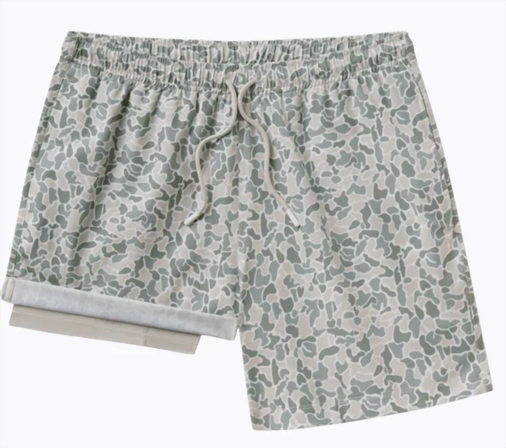 Southern Shirt Company - Mid-Rise Print Swim Trunks