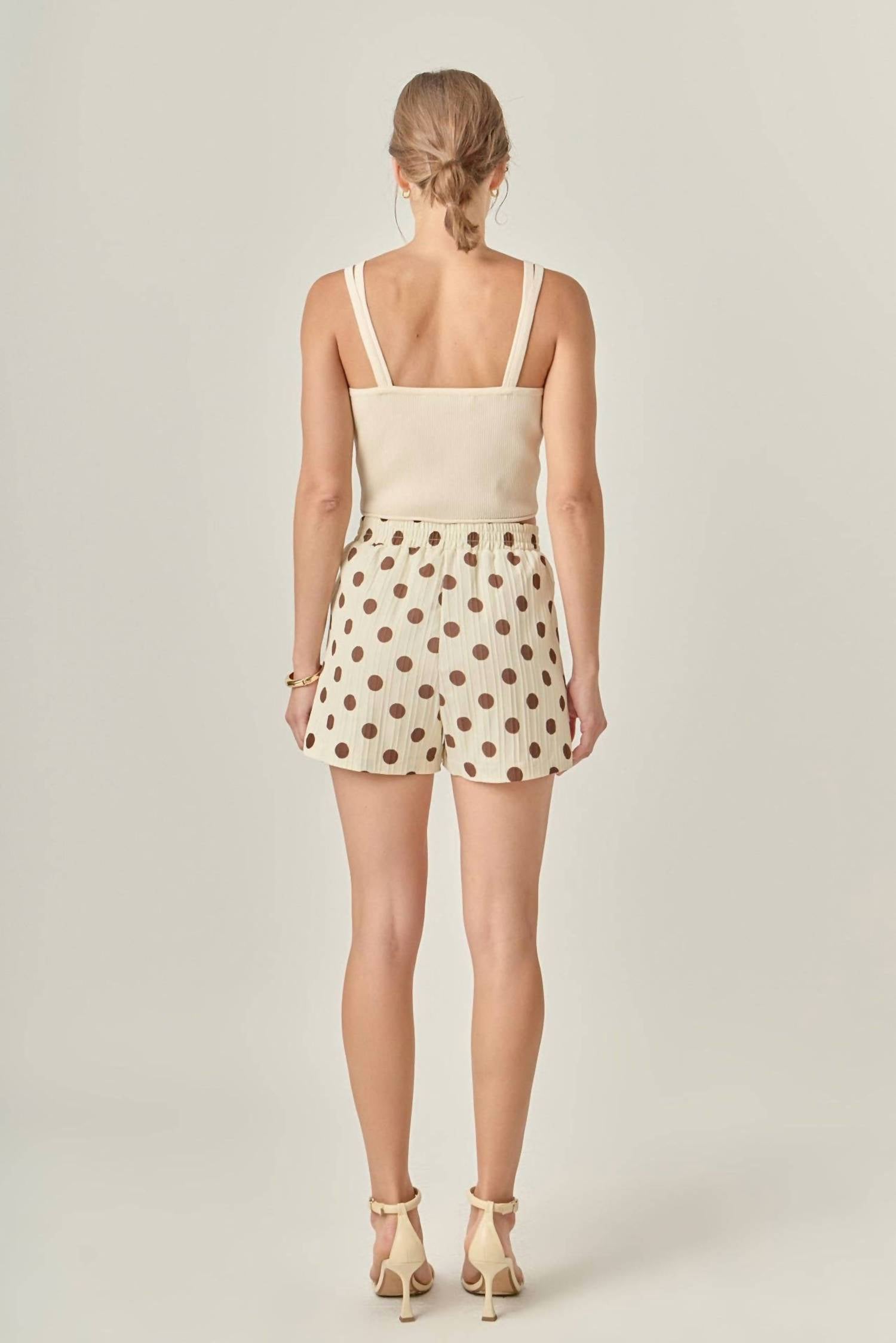 English Factory - Textured Dots Shorts