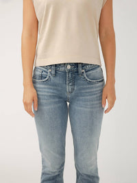 Silver Jeans Co Boyfriend Mid Rise Jean in indigo - women's jeans - view 4