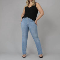Lola Hats - Denver High Rise Straight Jeans