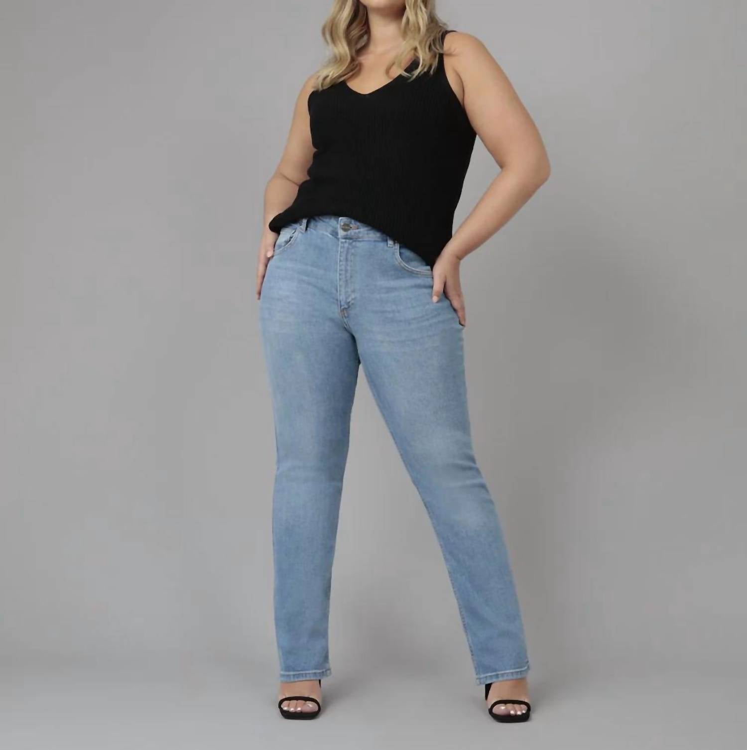 Lola Hats - Denver High Rise Straight Jeans