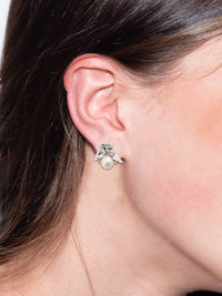 Sorrelli - Elisa Pearl Stud Earrings