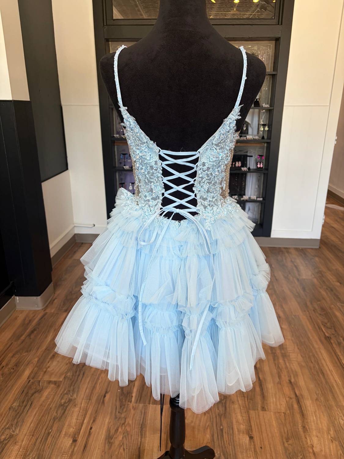 Sherri Hill - Women's Ruffle Tulle Cocktail Dress