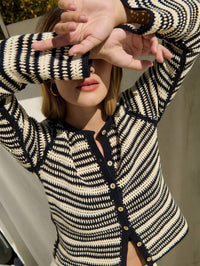 Nation Ltd - Courtney Crochet Cardigan