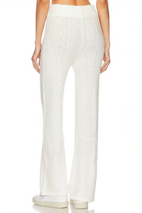 Bobi - Dolly Crop Top And Wide Leg Pants Set