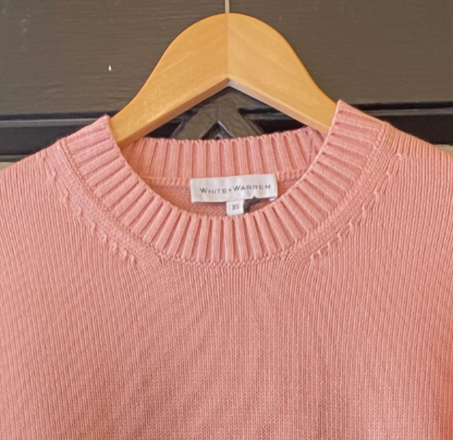White + Warren - Cotton Easy Crewneck Sweater