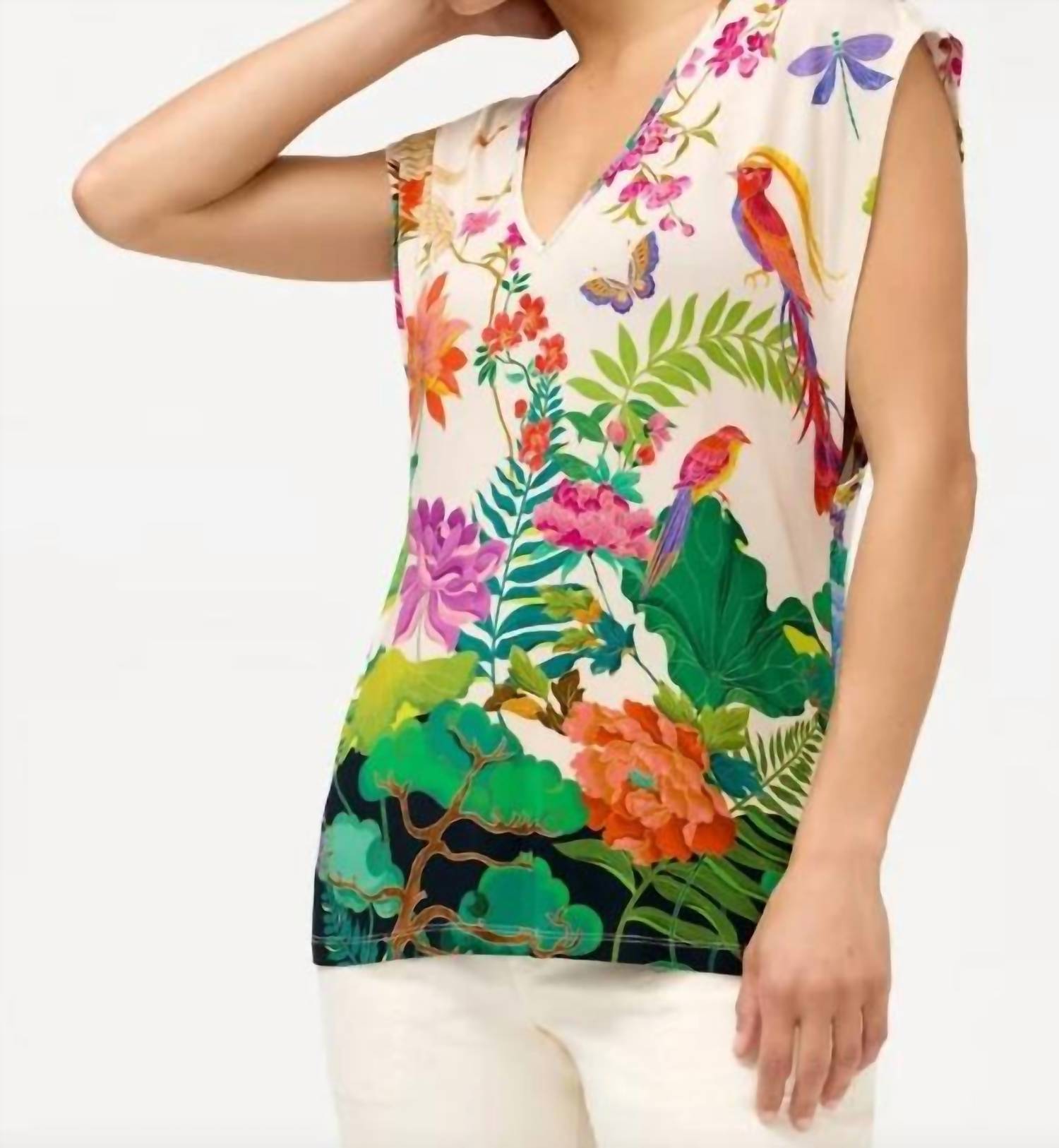 Johnny Was - Janie Favorite Deep Scoop Tee